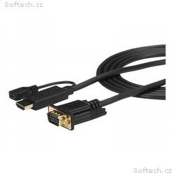 StarTech.com HDMI to VGA Cable - 3 ft, 1m - 1080p 