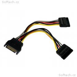 StarTech.com 6in SATA Power Y Splitter Cable Adapt