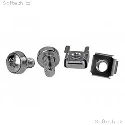 StarTech.com M6 Screws and Cage Nuts - 50 Pack - M