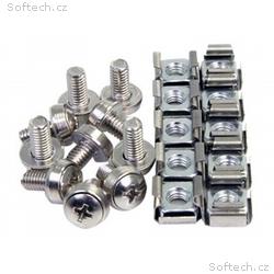 StarTech.com M6 Screws and Cage Nuts - 100 Pack - 