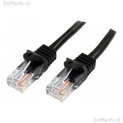 StarTech.com 3m Black Cat5e, Cat 5 Snagless Patch 
