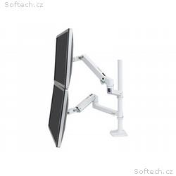ERGOTRON LX Dual Stacking Arm, Tall Pole, stolní r