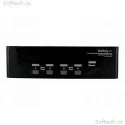 StarTech.com 4 Port DVI VGA Dual Monitor KVM Switc