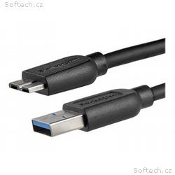 StarTech.com 2m 6ft Slim USB 3.0 A to Micro B Cabl