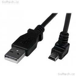 StarTech.com Down Angle Mini USB Cable - 2m - Blac
