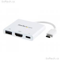 StarTech.com USB-C to HDMI Adapter - White - 4K 30