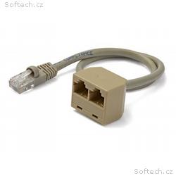 StarTech.com 2-to-1 RJ45 10, 100 Mbps Splitter, Co
