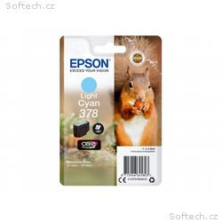Epson 378 - 4.8 ml - světle azurová - originální -