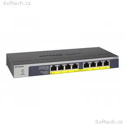 NETGEAR GS108PP - Přepínač - 8 x 10, 100, 1000 (Po