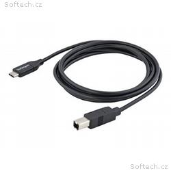 StarTech.com 2m 6ft USB C to USB B Cable - USB 2.0