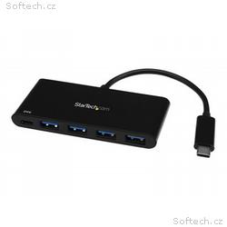 StarTech.com 4 Port USB C Hub with 4 USB Type-A Po
