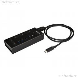 StarTech.com 7 Port USB C Hub, USB Type-C to 2x US