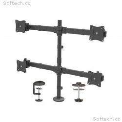 StarTech.com Desk Mount Quad Monitor Arm, Ergonomi