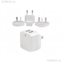 StarTech.com Dual Port USB Wall Charger 17W, 3.4A 