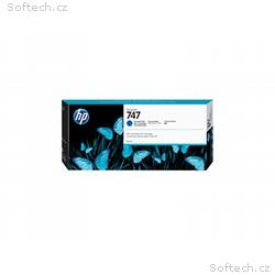 HP 747 - 300 ml - chromatická modrá - originální -
