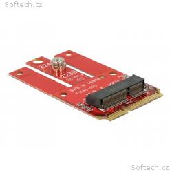 Delock Mini PCIe > M.2 Key E slot - Řadič úložiště