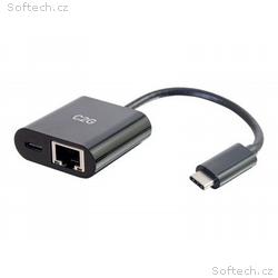 C2G USB C to Ethernet Adapter With Power Delivery 
