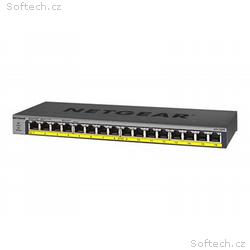 NETGEAR GS116LP - Přepínač - 16 x 10, 100, 1000 (P