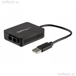 StarTech.com USB to Fiber Optic Converter, 100Mbps
