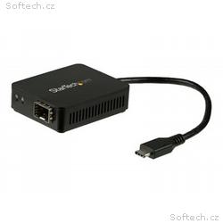 StarTech.com USB C to Fiber Optic Converter - Open