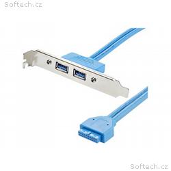 StarTech.com 2 Port USB 3.0 A Female Slot Plate Ad