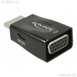 Delock - Nástroj pro převod videa - HDMI - VGA - č