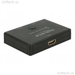Delock HDMI 2 - 1 Switch bidirectional 4K 60 Hz - 