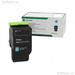 Lexmark - Azurová - originální - kazeta s barvivem