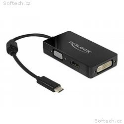 Delock - Externí video adaptér - USB-C - DVI, HDMI