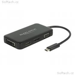 Delock - Externí video adaptér - USB-C - DVI, HDMI