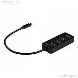 StarTech.com 4 Port USB C Hub, USB-C to 4x USB 3.0