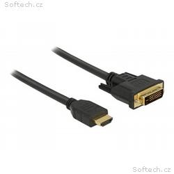 Delock - Kabel adaptéru - HDMI s piny (male) do DV