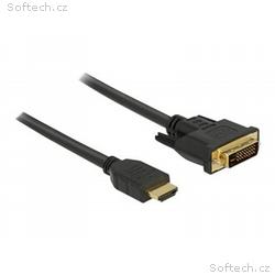 Delock - Kabel adaptéru - DVI-D s piny (male) do H