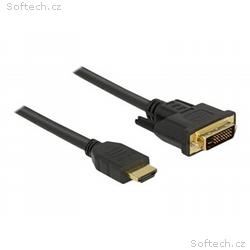 Delock - Kabel adaptéru - DVI-D s piny (male) do H