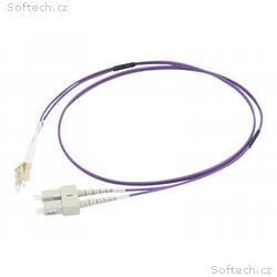 C2G 2m LC, SC OM4 LSZH Fibre Patch - Purple - Patc