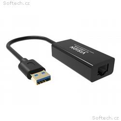 Vision TC-USBETH, BL - Síťový adaptér - USB 2.0 - 