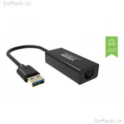 Vision TC-USBETH, BL - Síťový adaptér - USB 2.0 - 