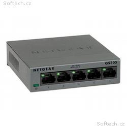 NETGEAR GS305 - Přepínač - neřízený - 5 x 10, 100,