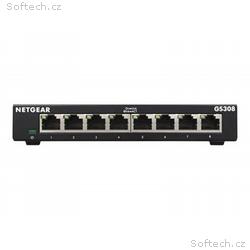 NETGEAR GS308v3 - Přepínač - neřízený - 8 x 10, 10