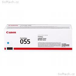 Canon 055 - Azurová - originální - kazeta s barviv