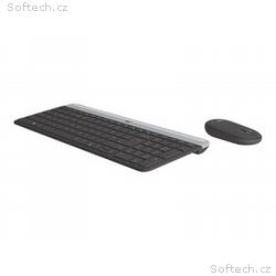Logitech Slim Wireless Combo MK470 - Klávesnice a 