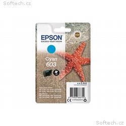Epson 603 - 2.4 ml - azurová - originální - blistr