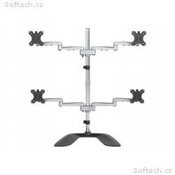 StarTech.com Desktop Quad Monitor Stand, Ergonomic