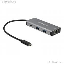 StarTech.com 3 Port USB C Hub with Gigabit Etherne