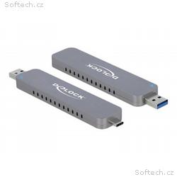 Delock - Kryt úložiště - M.2 - M.2 NVMe Card - USB