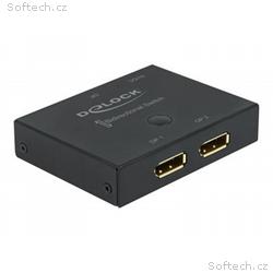 Delock DisplayPort 2 - 1 Switch bidirectional 8K 3