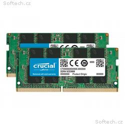 Crucial - DDR4 - sada - 64 GB: 2 x 32 GB - SO-DIMM
