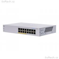 Cisco Business 110 Series 110-16PP - Přepínač - ne