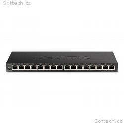 D-Link DGS 1016S - Přepínač - neřízený - 16 x 10, 