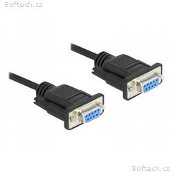 Delock - Sériový kabel - DB-9 (F) do DB-9 (F) - 3 